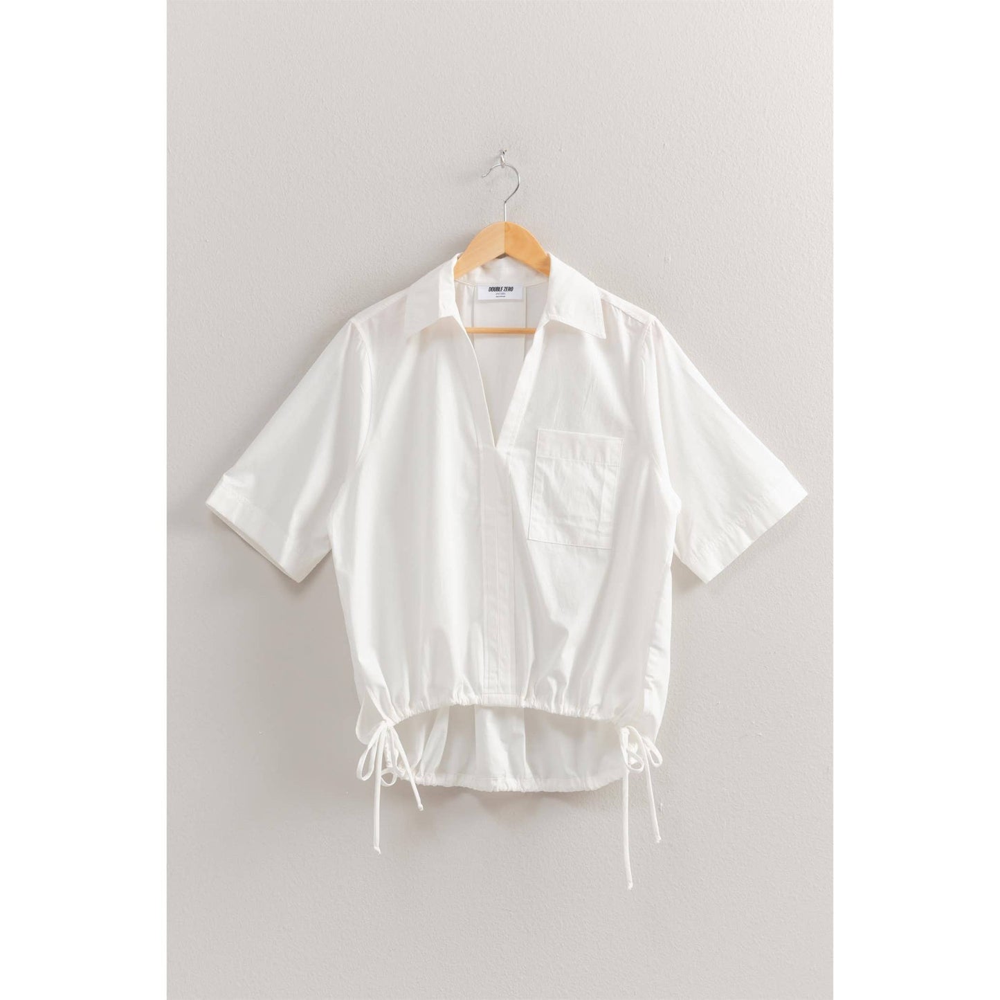 Bubble Hem Relaxed Fit Shirt