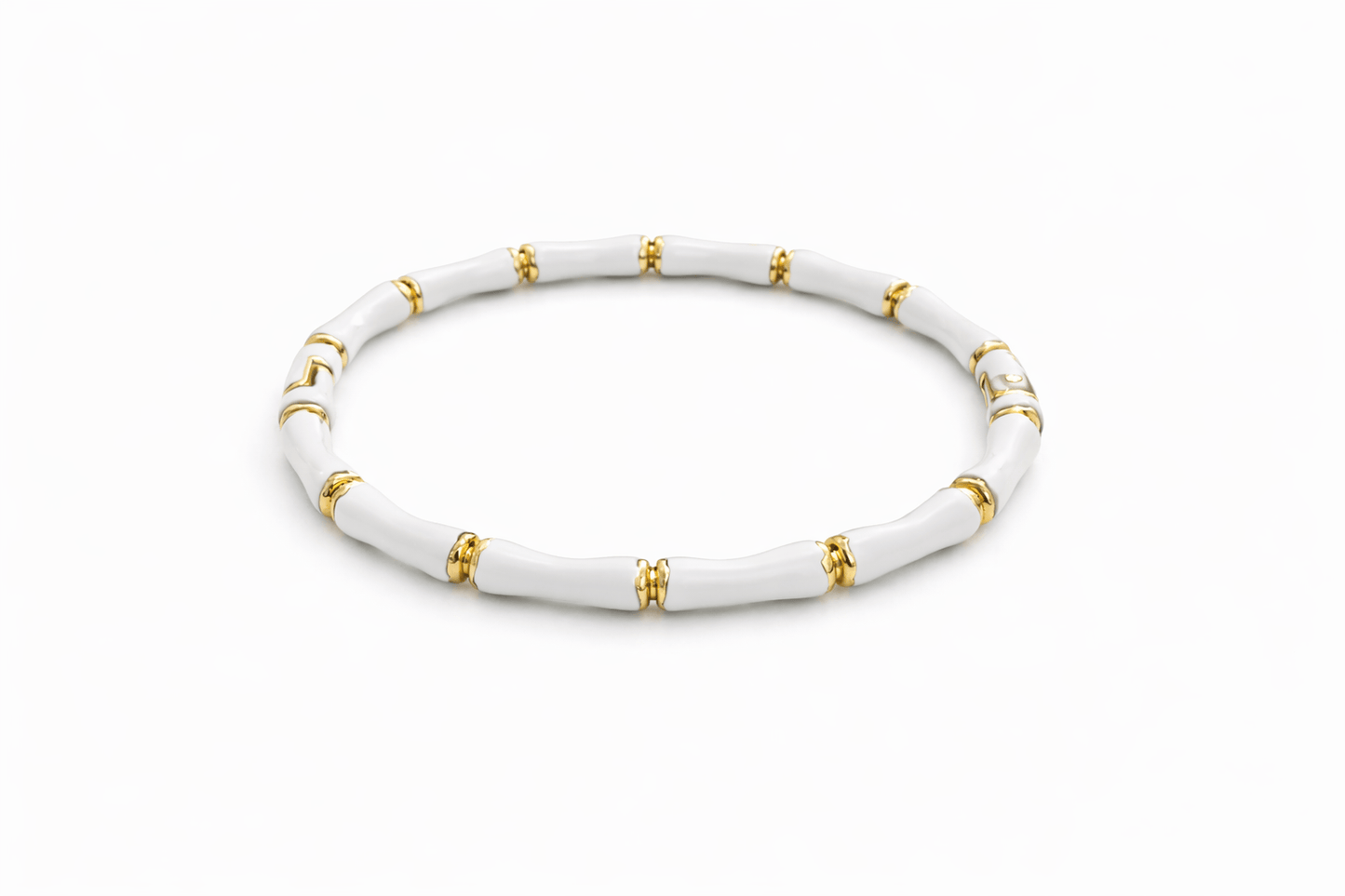 Bamboo Bracelet (White)