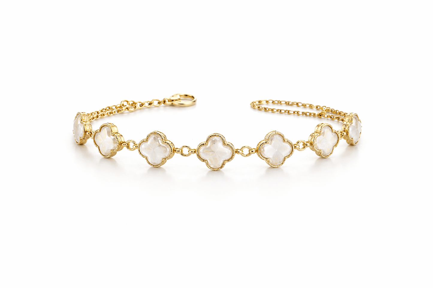Ivory Clover Luxe Bracelet