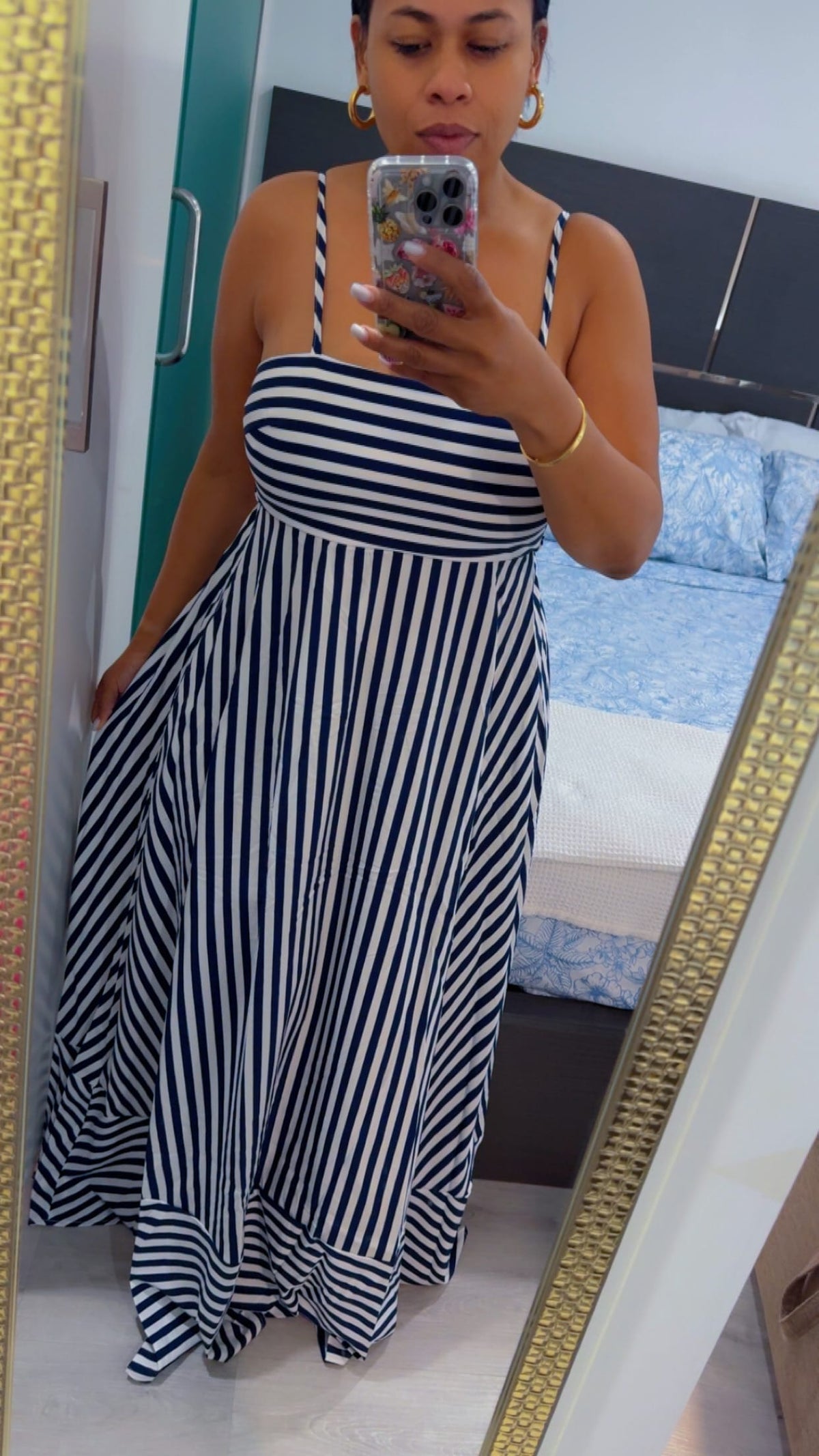 Strip Maxi Dress
