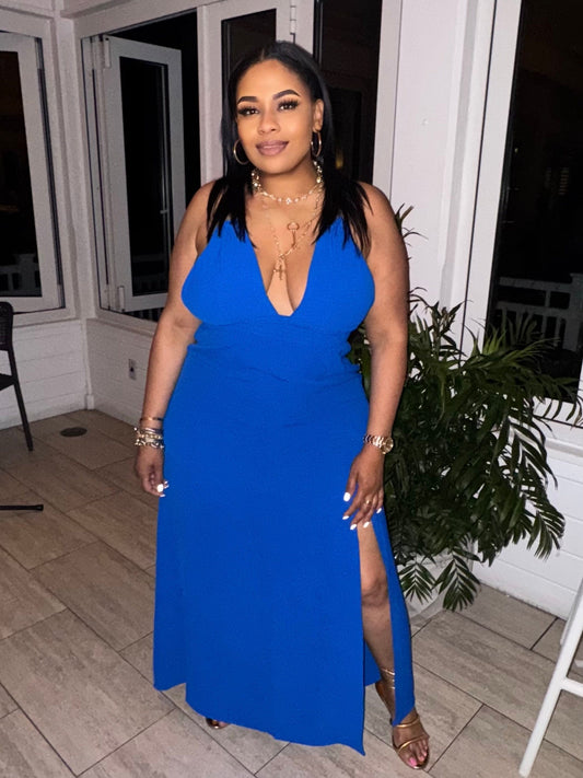 Summer Days Maxi Dress (Cobalt Blue)
