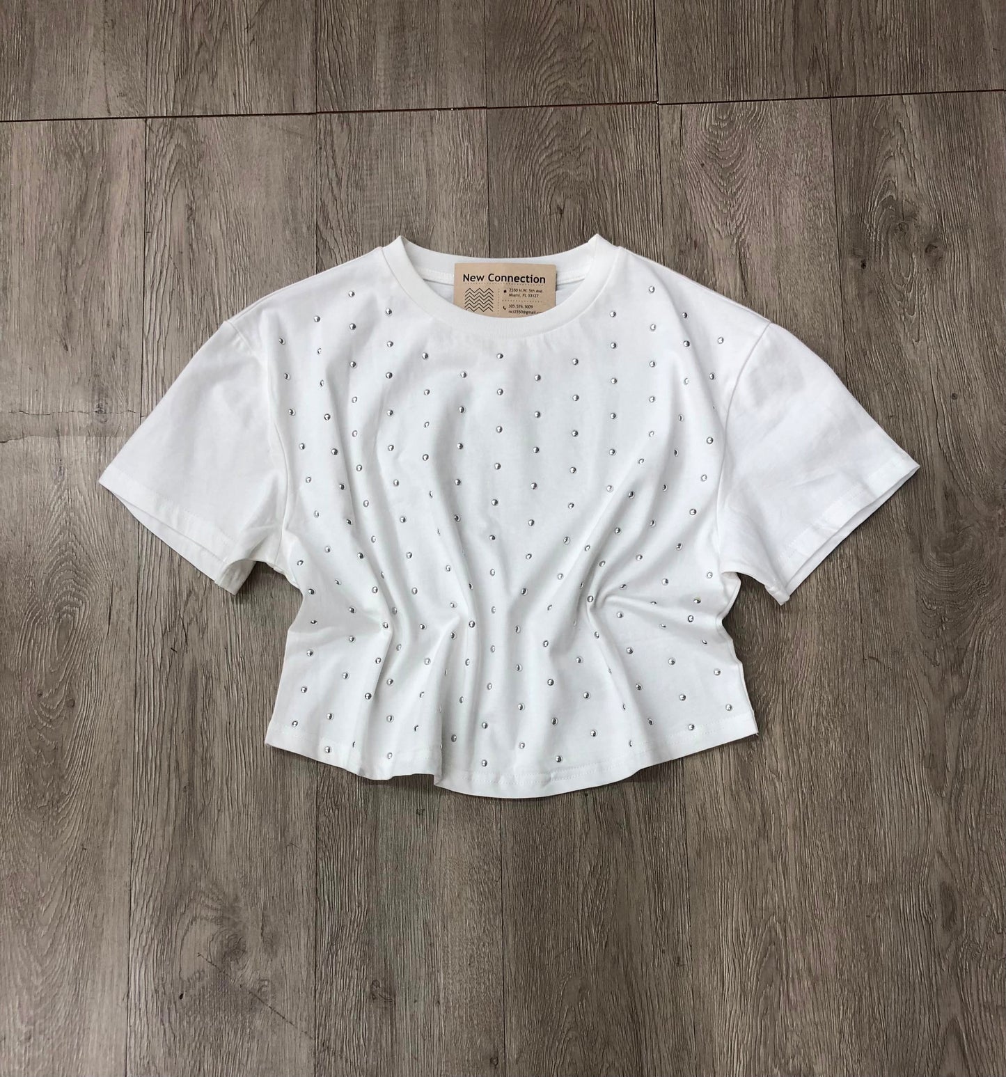 Studded Detail Top