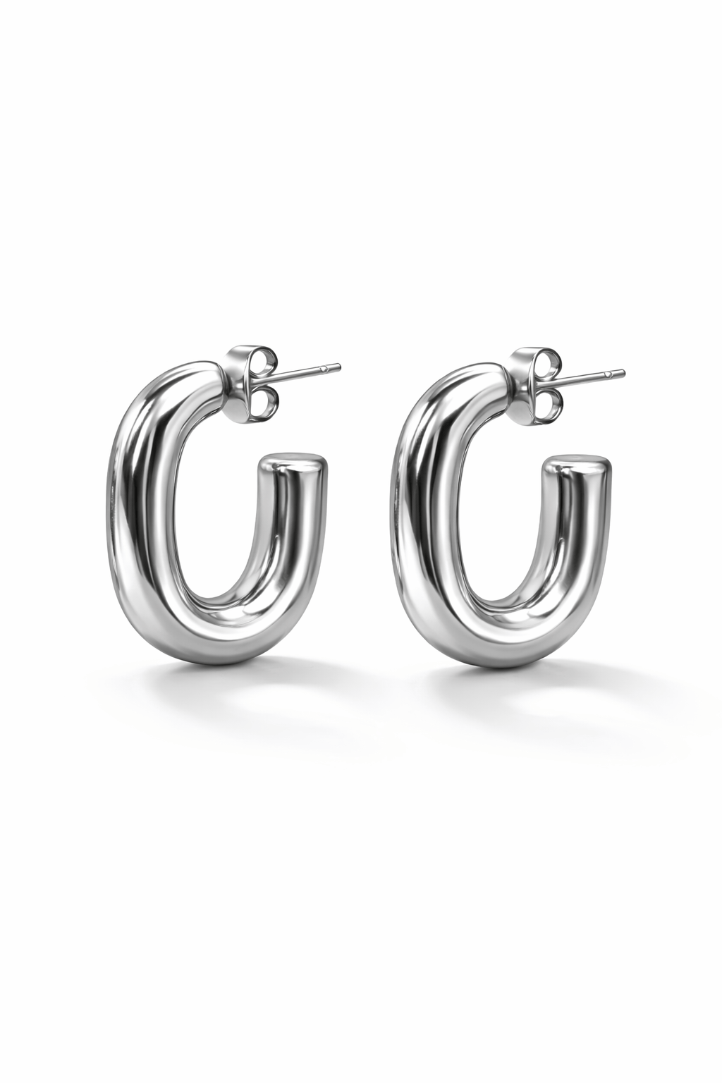 Lumi Curve Hoop Earring