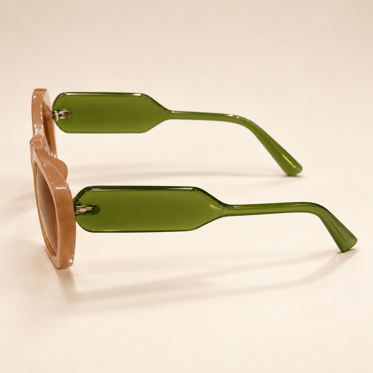 Olive & Amber Cat-Eye Sunglasses