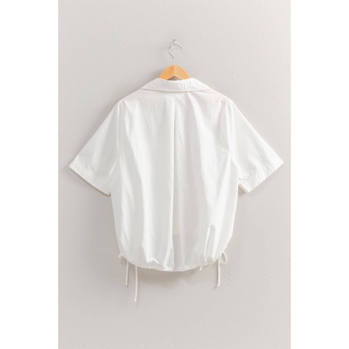 Bubble Hem Relaxed Fit Shirt