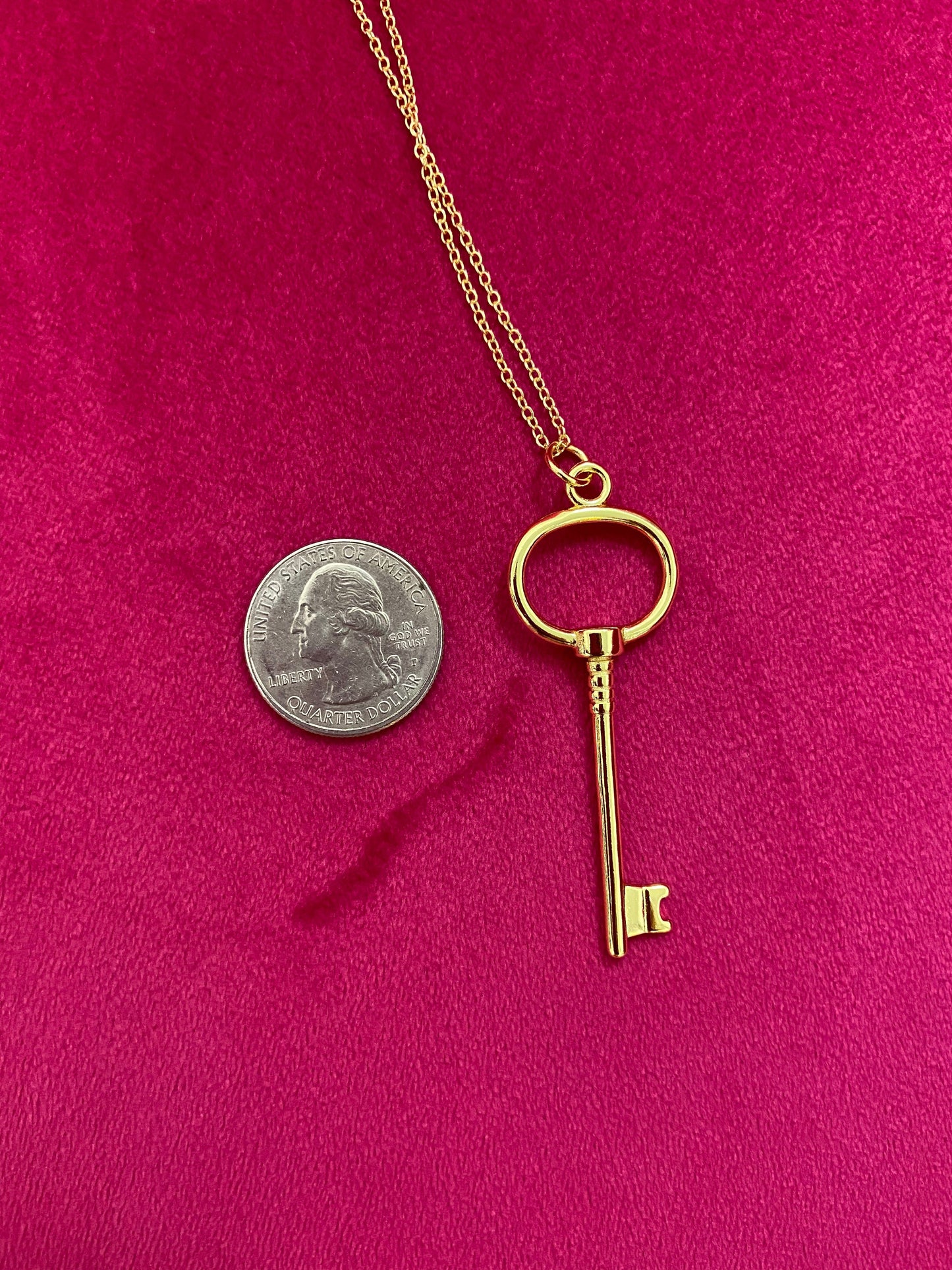 Gold Key Pendant