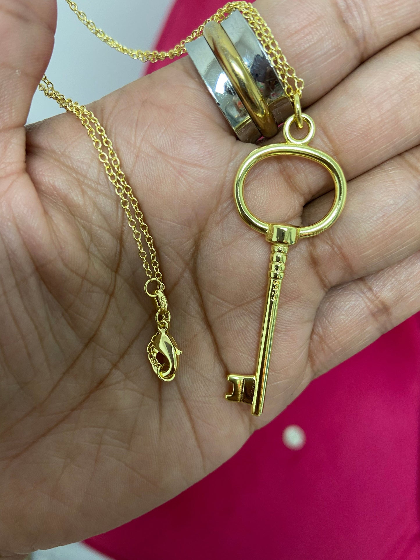 Gold Key Pendant