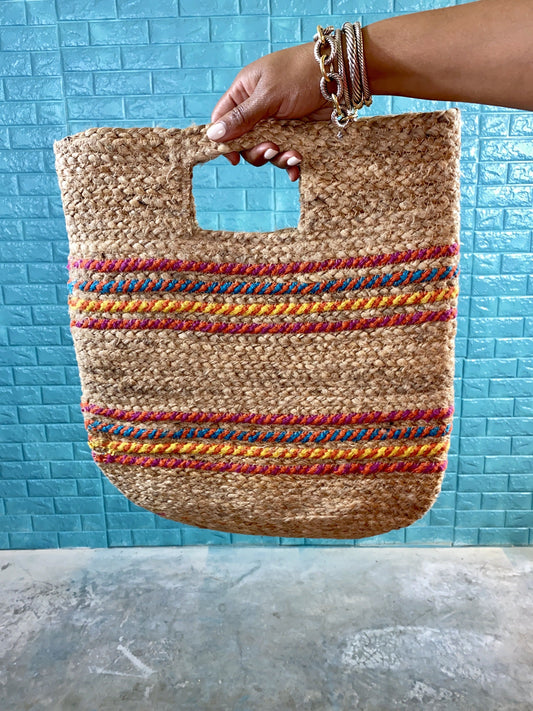 Handy Straw Bag "MULTI COLOR"
