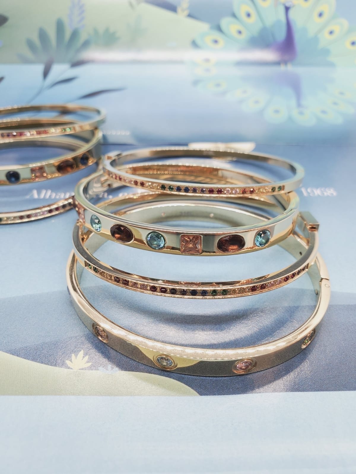 Multi Stone Egyptian Bracelet