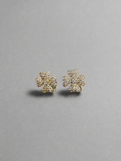 Lucky Charm Gold Earrings