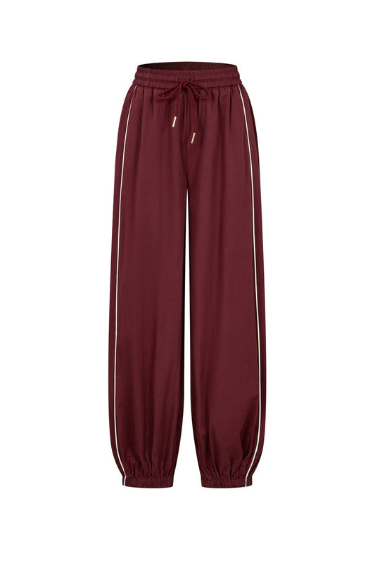 Balloon pants with Piping Detail