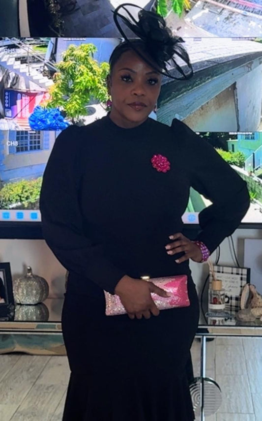 Long Sleeve Mermaid Bottom (Black)