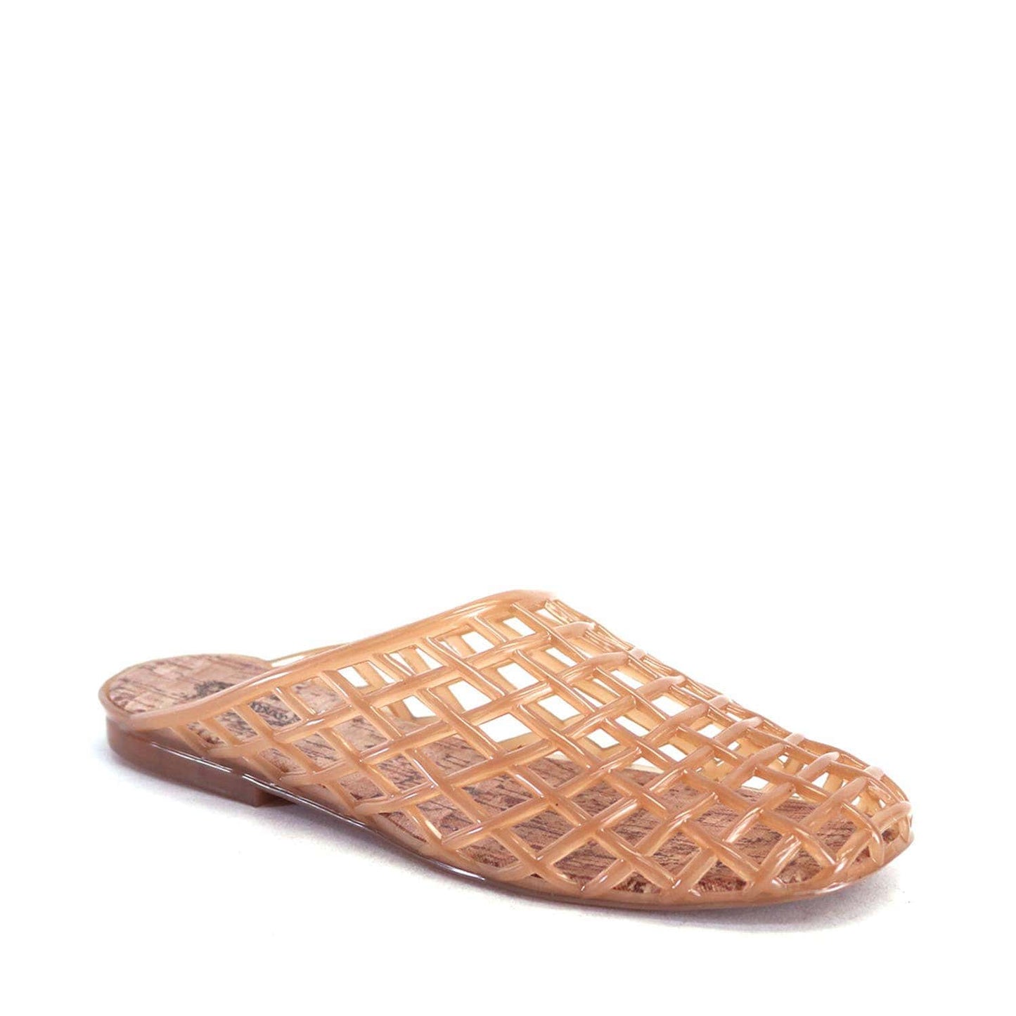 Woven Jelly Mules (Natural)