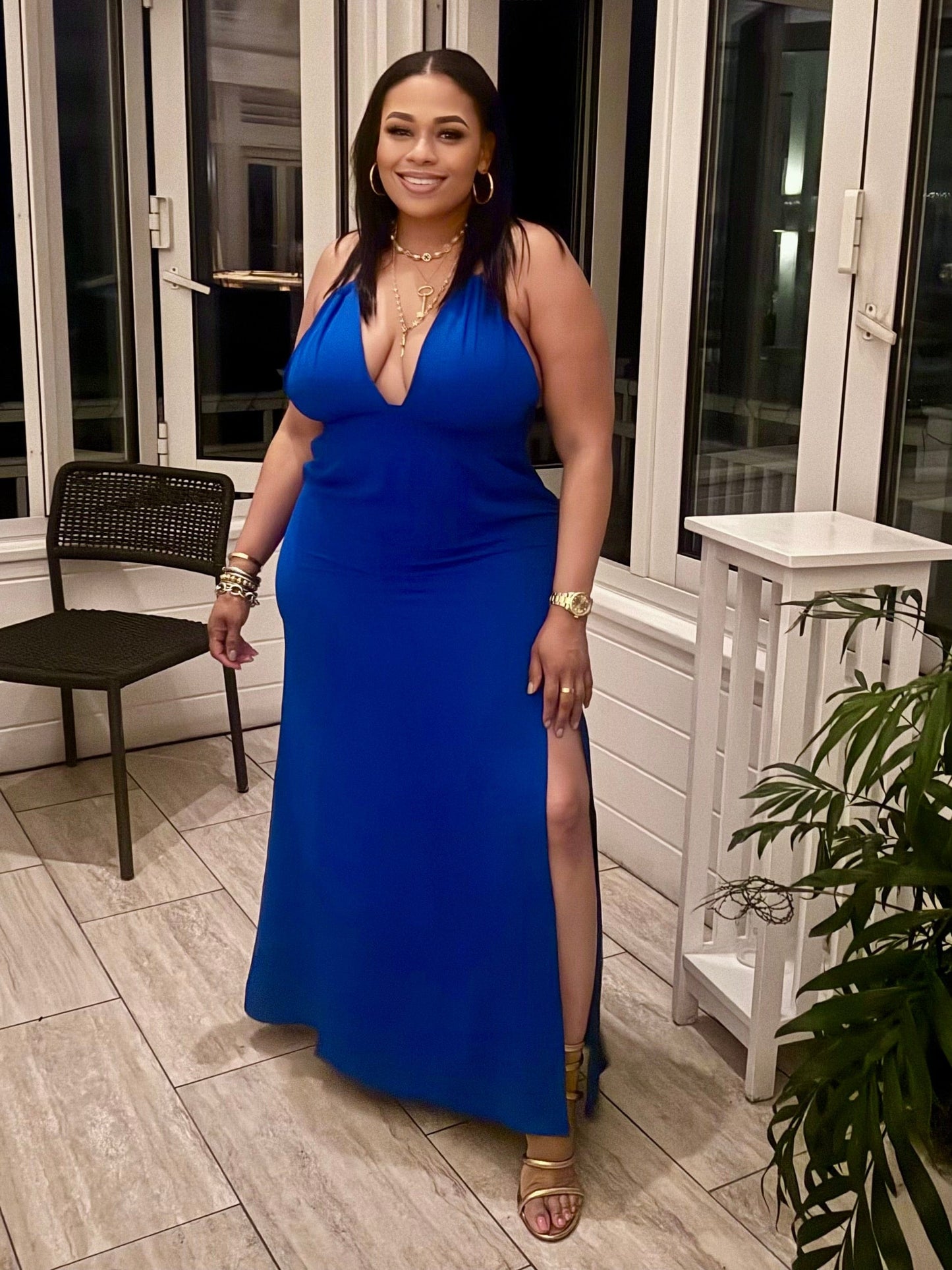 Summer Days Maxi Dress (Cobalt Blue)