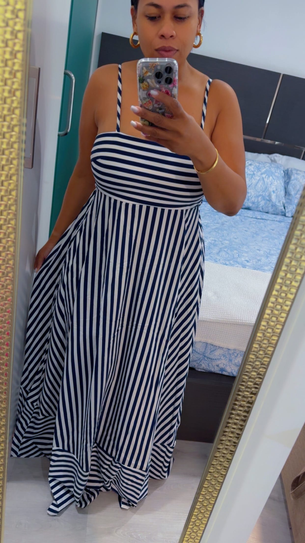 Strip Maxi Dress