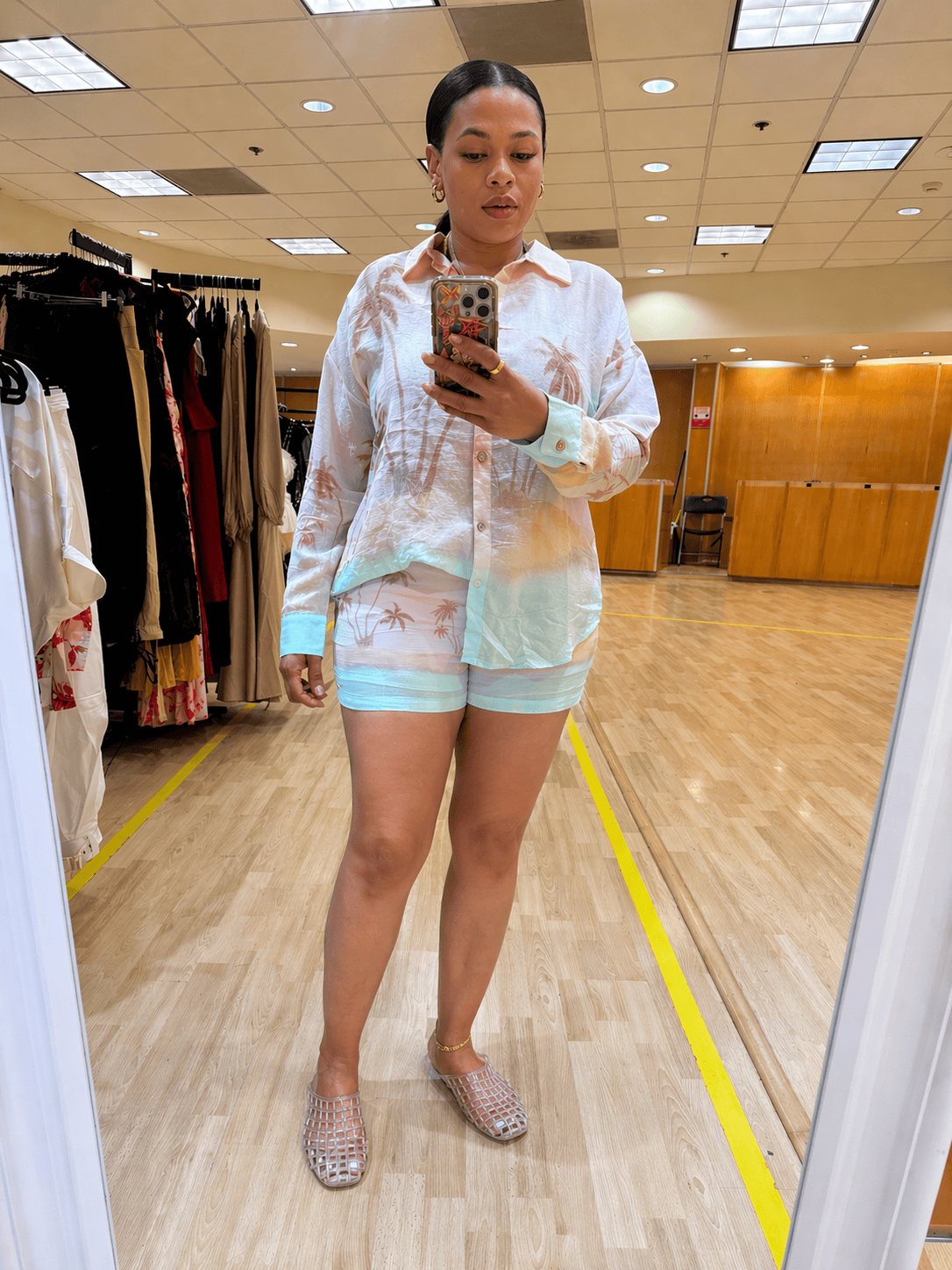 HAWAIIAN PRINT SET RELAX FIT