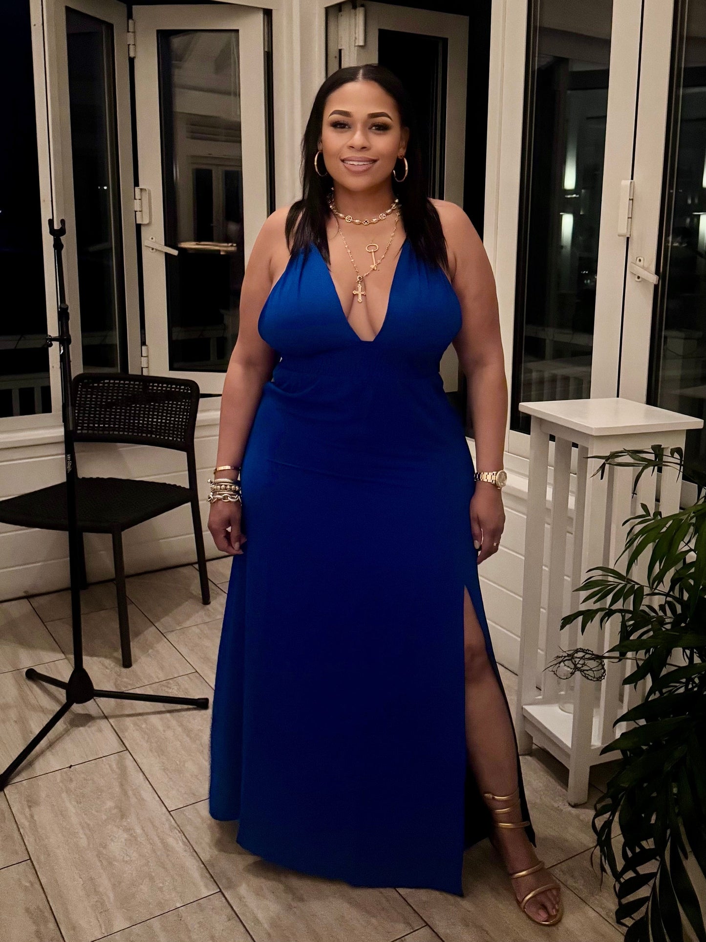 Summer Days Maxi Dress (Cobalt Blue)