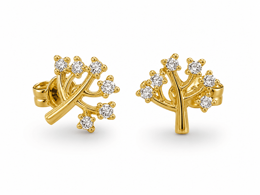 Tree Of Life Stud Earrings