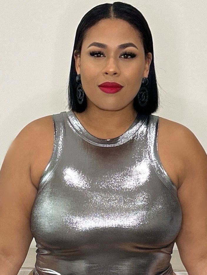 Metallic Retro Tank (Gunmetal)