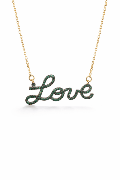 Love Stone Necklace “Green”