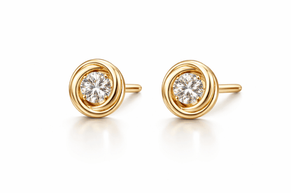 Lumi Nest Stud Earrings