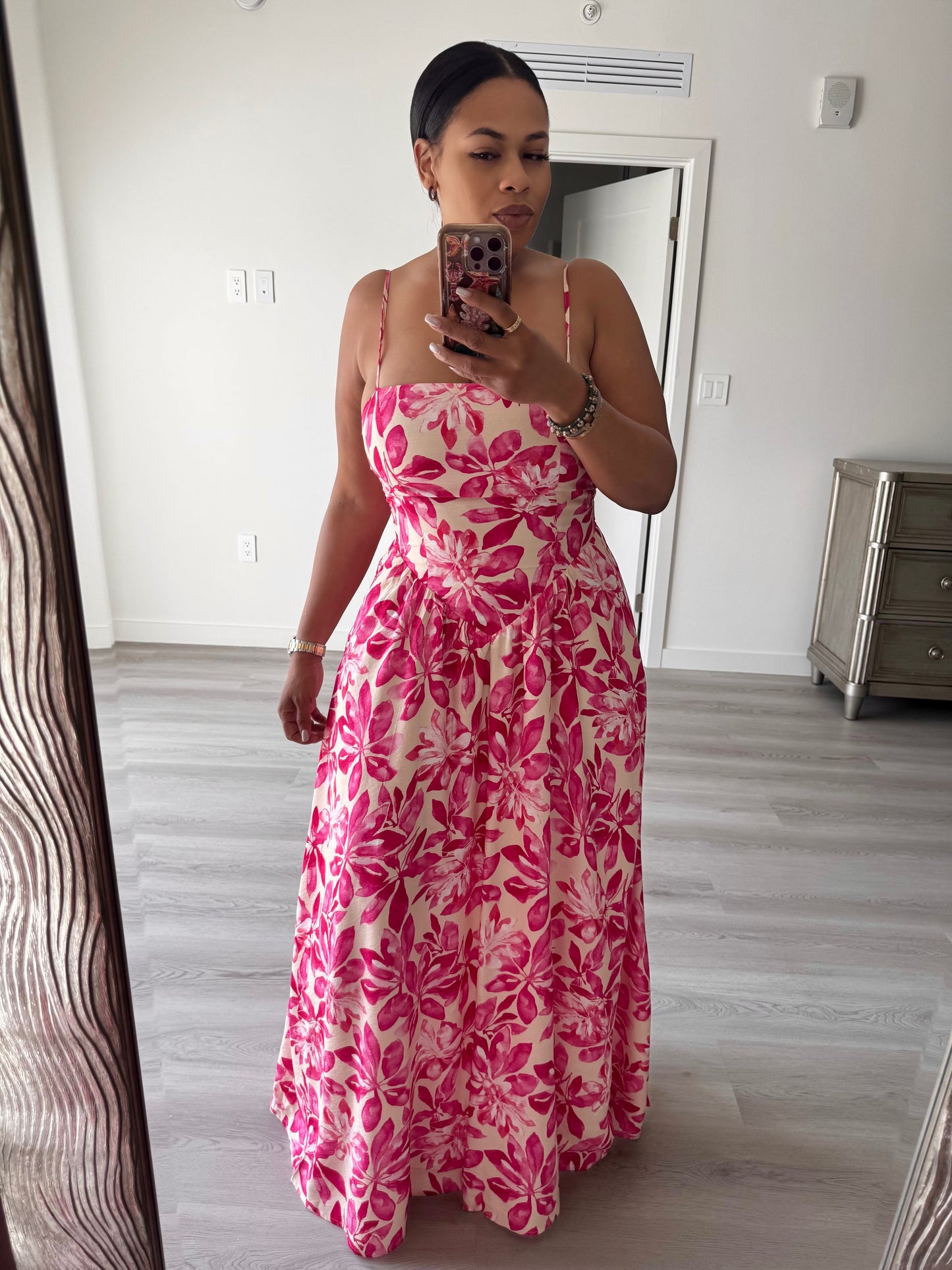 Santorini Bloom  Dress