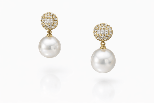 Celeste Pearl Drop Earrings