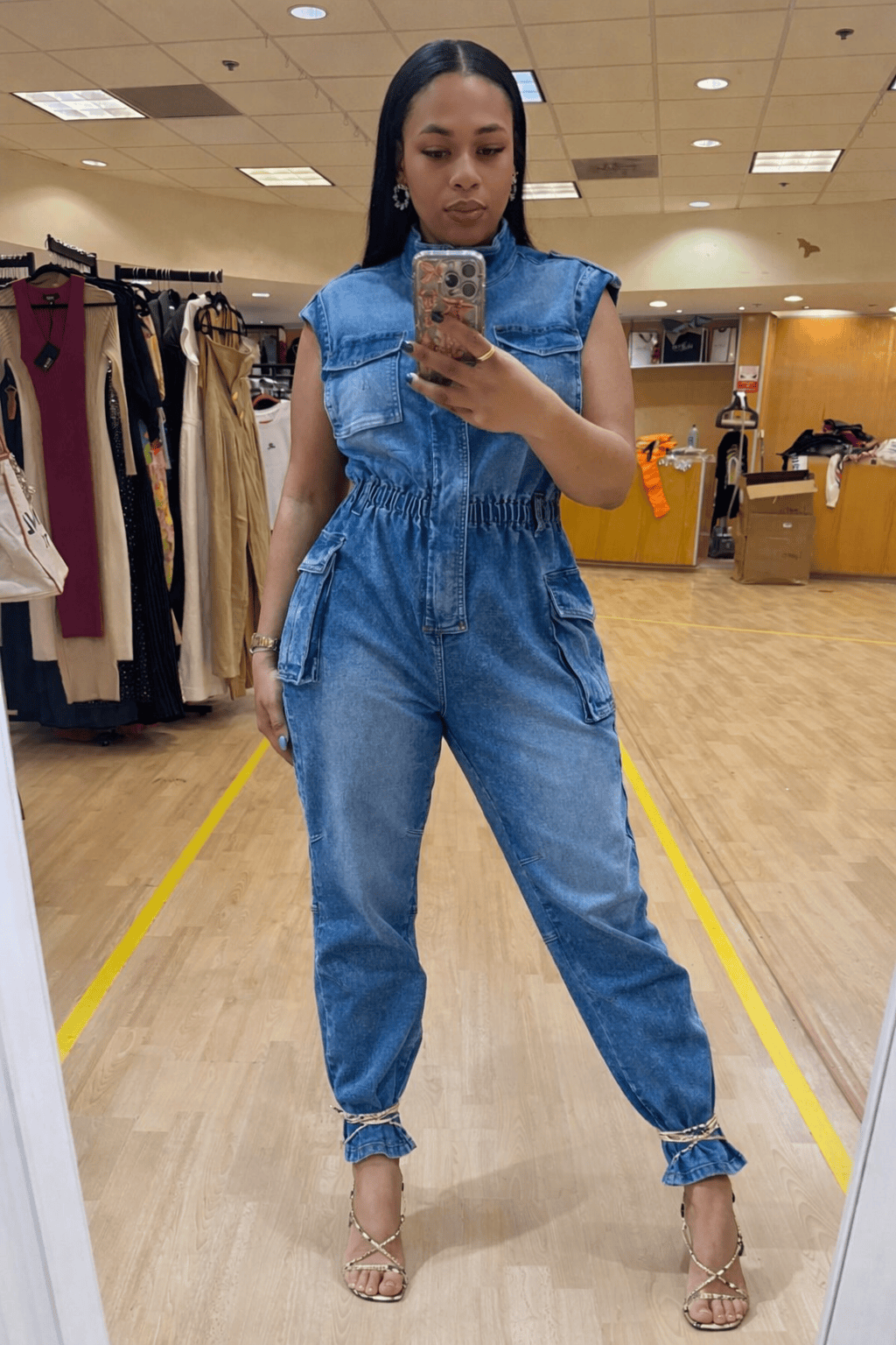 Go Denim Jumpsuit