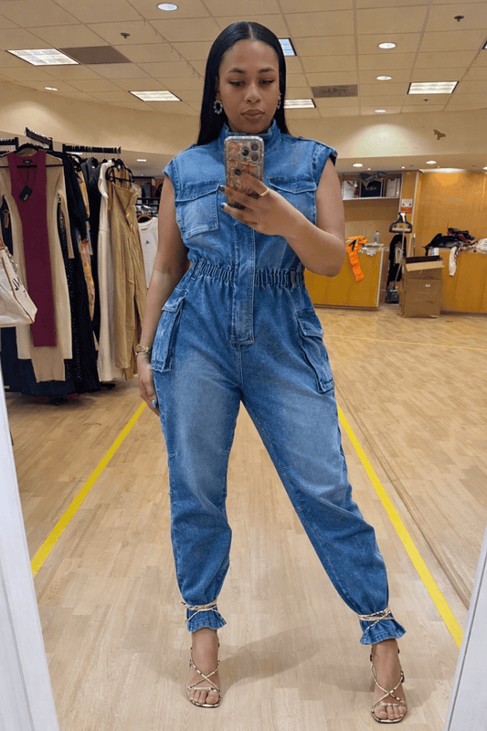 Go Denim Jumpsuit