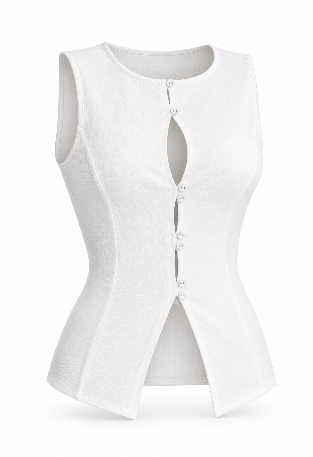 White Vest Shirt