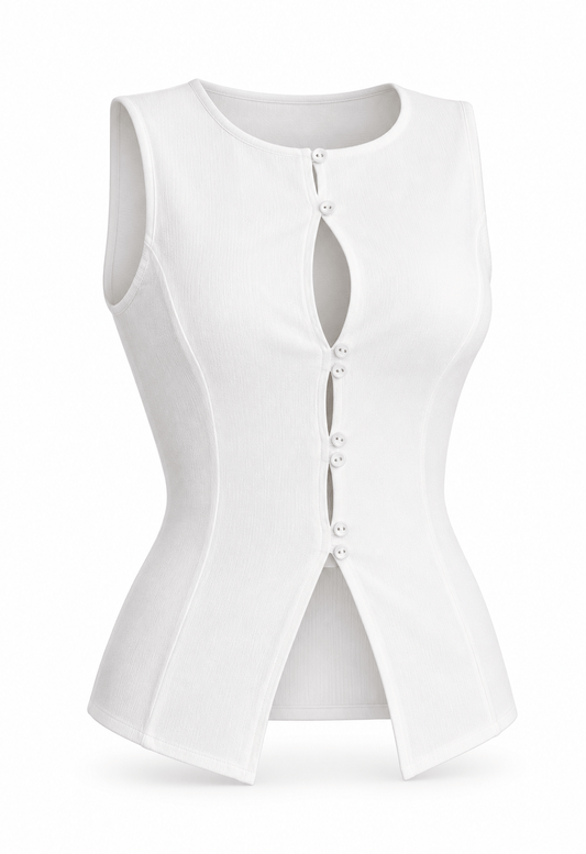 White Vest Shirt