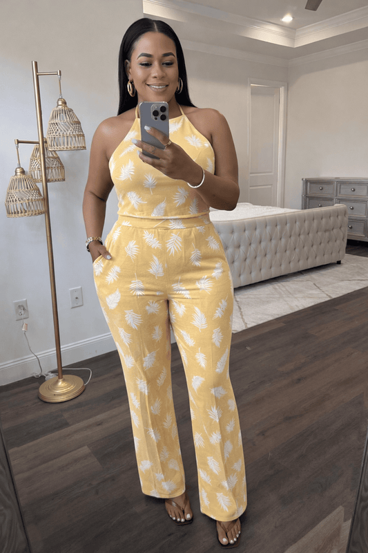 Golden Palm Luxe Two-Piece Set