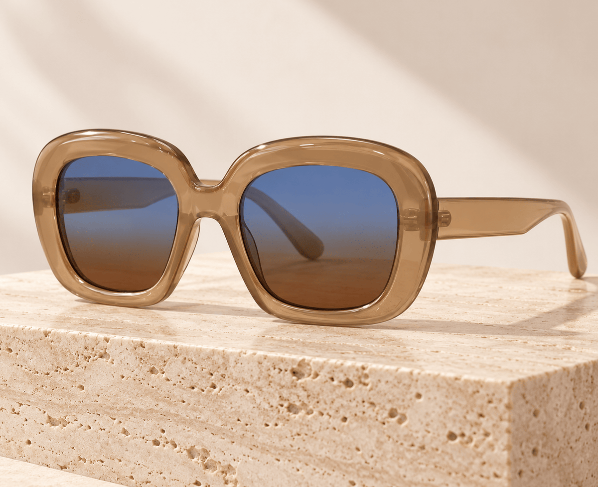 Caramel Muse Oversized Sunglasses