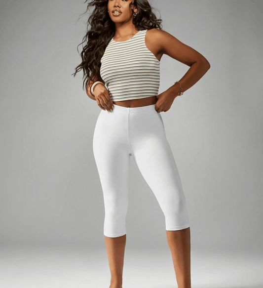 White Capri Pants