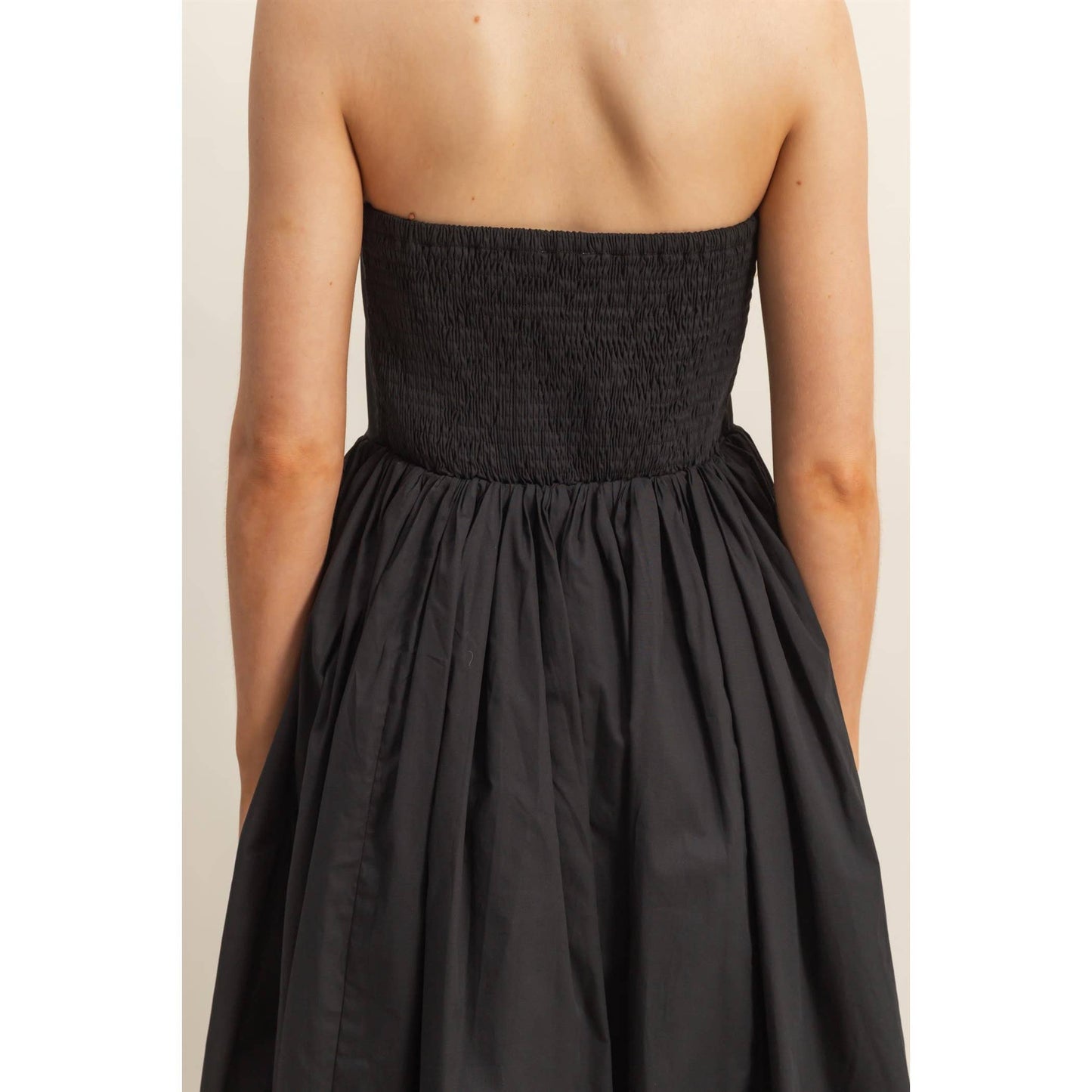 Elegant Fit And Flare Midi Dress: WHITE / S-M-L(2-2-2)