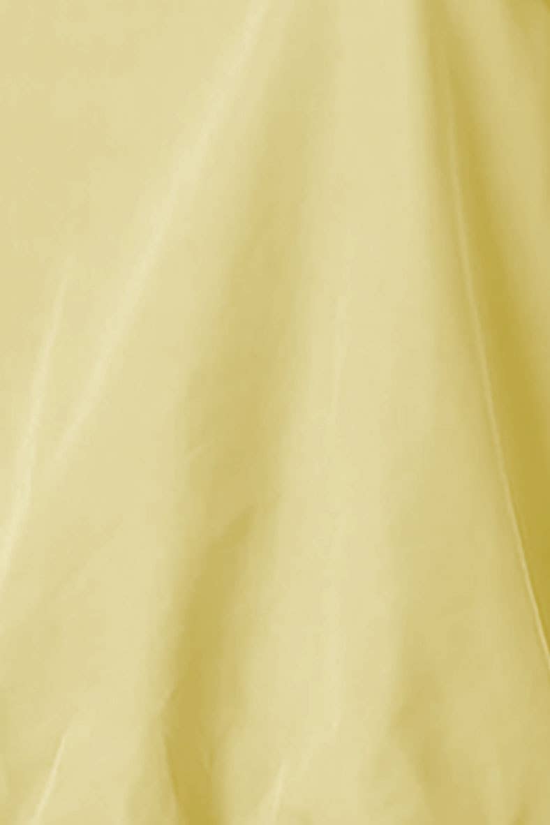 Sleeveless Front Zip Bubble Top (Yellow)