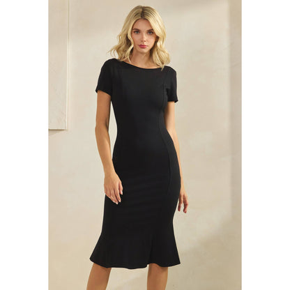 MARGOT SCULPT MIDI DRESS