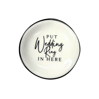 Ring Dish Put Wedding Ring In Here