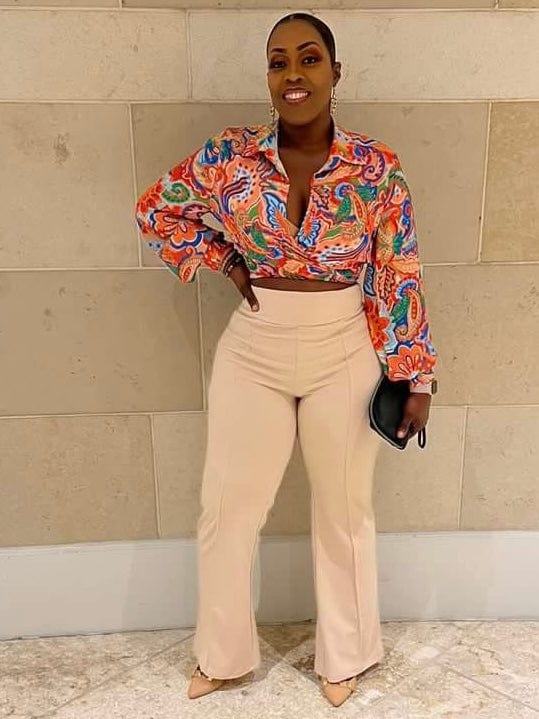 Preppy Wide Leg Pants (Khaki)