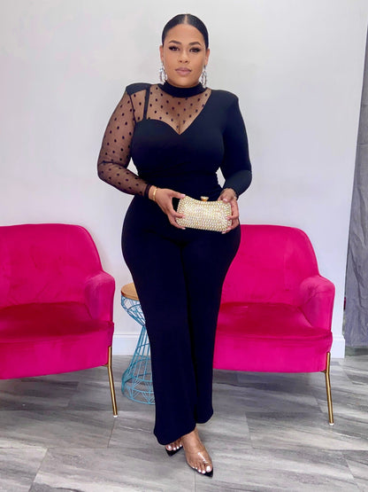 Fashion Lady Jumpsuit (Black)