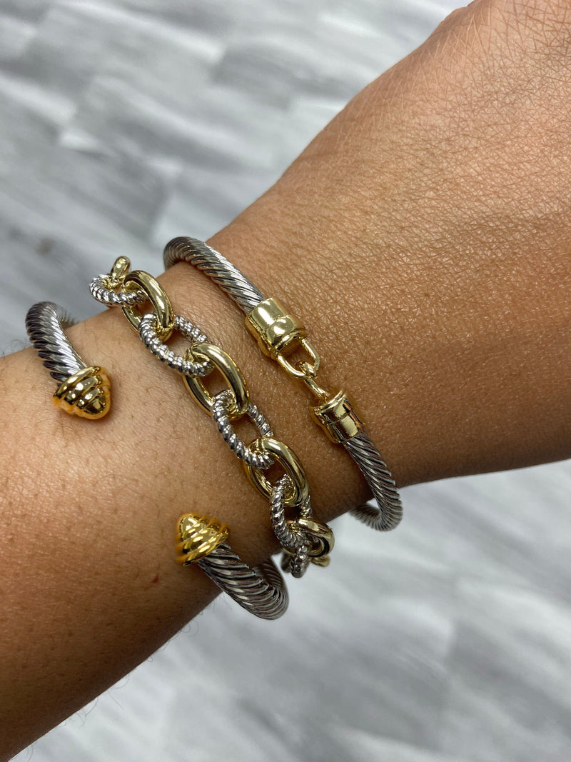 Small Hook And Link Bracelet Bundle