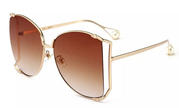 Butterfly Sunnies-Classy But Sassy-Brown-Classy But Sassy
