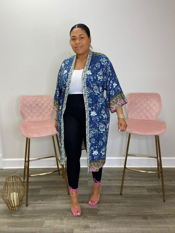 China Girl Kimono “Navy”