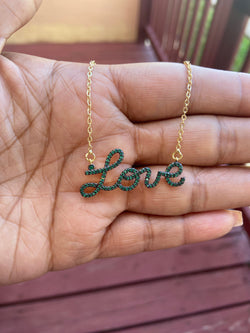Love Stone Necklace “Green”