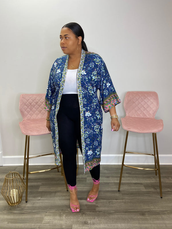 China Girl Kimono “Navy”