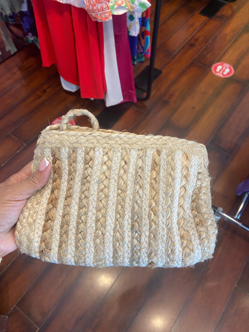Straw Fanny Pack (Natural)